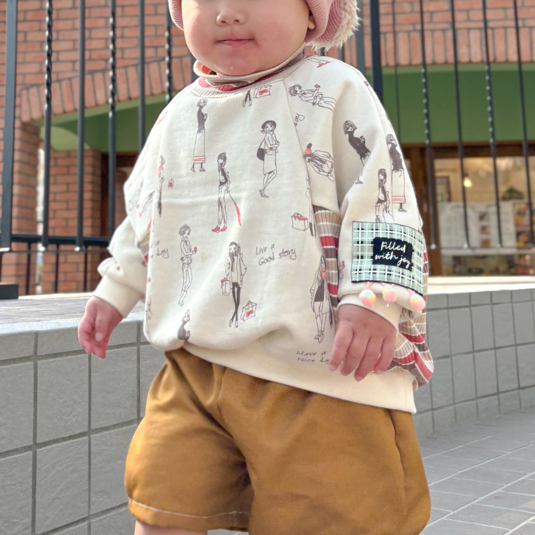 デザインプルオーバー | 子供服の型紙・パターンショップのソーイングママ