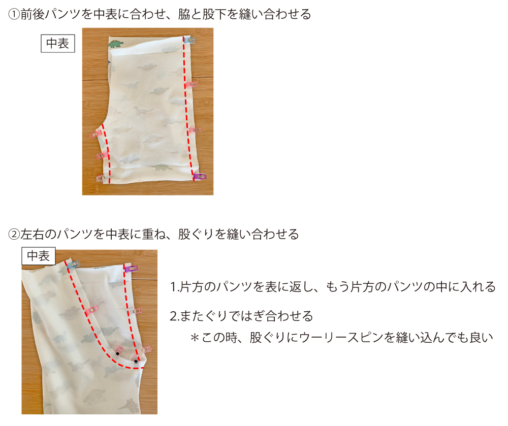 夏パジャマセットの作り方 子供服の型紙 パターンならソーイングママ