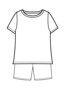 夏パジャマセットの作り方 子供服の型紙 パターンならソーイングママ