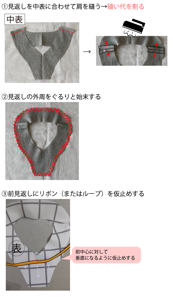 リゾートセーラーの作り方 仕様書 レシピ 子供服の型紙ショップ ソーイングママ