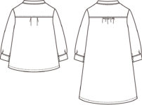 スタンドカラーシャツ&ワンピースの作り方（仕様書・レシピ） | 子供服の型紙・パターンならソーイングママ