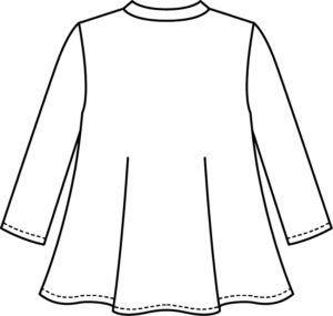 フリルTシャツの作り方（仕様書・レシピ） - 子供服の型紙・パターン 